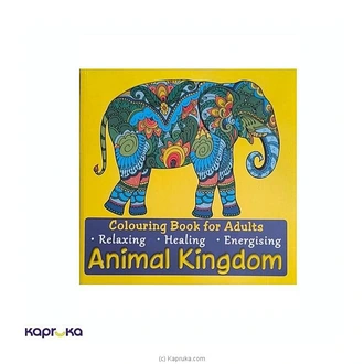 COLOURING BOOK FOR ADULTS ANIMAL KINGDOM  Online for none