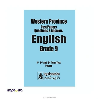 ENGLISH 9 SHRENIYA BASNAHIRA PALATH PASUGIYA VIBHAGA PRASHNOTHTHARA Buy M D GUNASENA and COMPANY (PVT) LTD Online for specialGifts