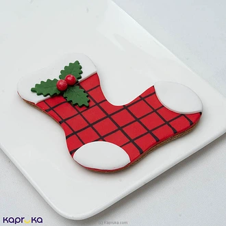 Waters Edge Christmas Santa Socks Cookie 100G  Online for none