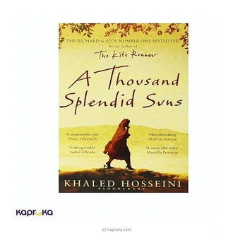 A Thousand Splendid Suns Buy JEYA BOOK CENTRE PVT LTD Online for specialGifts