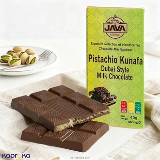 Java Pistachio Kunafa Dubai Style Milk Chocolate Buy Java Online for specialGifts