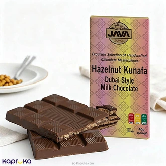 Java Hazelnut Kunafa Dubai Style Milk Chocolate Buy Java Online for specialGifts