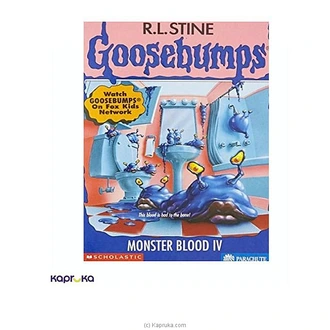 Goosebumps - 62 Monster Blood Iv Buy JEYA BOOK CENTRE PVT LTD Online for specialGifts