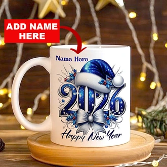 Personalized ``happy New Year 2026`` Mug  Online for none