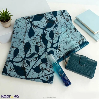 Teal Elegance Batik Gift Set With Batik Saree , Luv Struck Body  Online for none