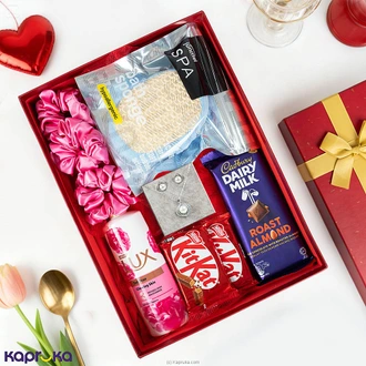 Sweet Serenity Lux Body Care,Satin Scrunchies And Chocolate Gift Box Buy Kapruka Online for specialGifts