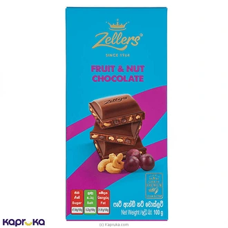 Zellers Fruit And Nut Chocolate 100g Buy Chocolates Online for specialGifts
