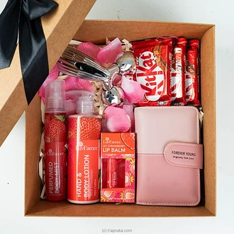 Valentine Sweet Blush Pamper Treat Gift Box Buy Best Sellers Online for specialGifts