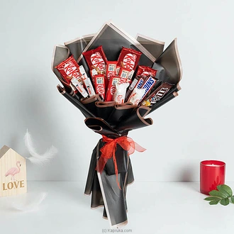 Assorted Chocolate Love Bouquet Buy valentine Online for specialGifts