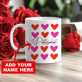 Personalized Hearts Name Valentine Mug Buy personalized gifts Online for specialGifts