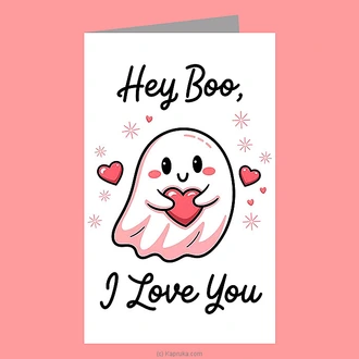 ``Hey Boo, I Love You`` Valentine Greeting Card Buy Greeting Cards Online for specialGifts