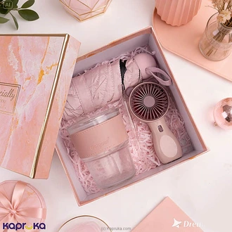 Valentine Simply Gifting With Bottle, Cup And Mini Fan Giftset Buy Kapruka Online for specialGifts
