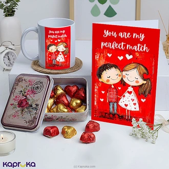 Valentine`s Whispers Of Love Combo With Chocolate, Mug And Greeting Card Buy valentine Online for specialGifts