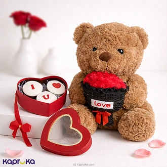 Valentine`s Promise In Bloom Gift Combo  Online for none