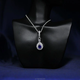 TASH GEM AND JEWELLERY BLUE SAPPHIRE PEAR PENDANT TS-K114 Buy Tash gem and jewelry Online for specialGifts