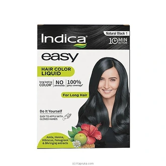 Indica Easy Hair Colour Liquid For Long Hair  Online for none