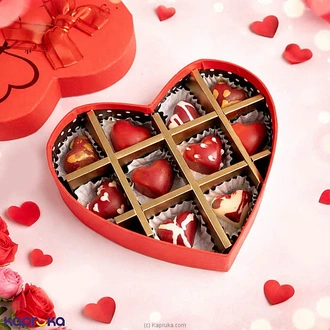 Scarlet Love Red Heart Valentine Chocolate 10 Pieces Buy Chocolates Online for specialGifts