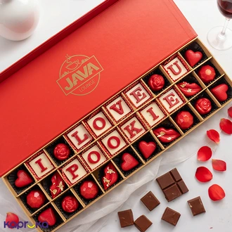 Java `I Love U Pookie` 30 Pieces Valentine Box Buy Java Online for specialGifts