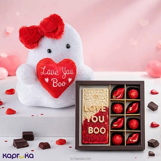 Love You Boo Sweet Treat Combo - 10 Inch Boo Plush And Java Vale  Online for none