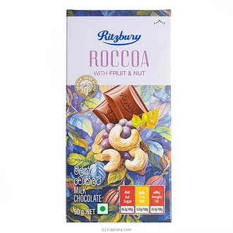 Ritzbury Roccoa With Fruit And Nut 90g Buy Ritzbury Online for specialGifts