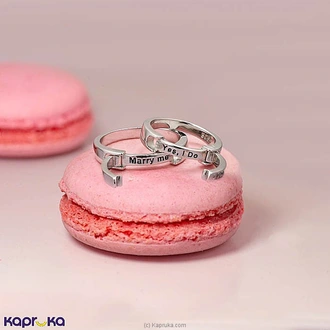 Chamathka Perfectly Paired Couple Rings In Sterling Silver Buy Chamathka Jewelry Online for specialGifts