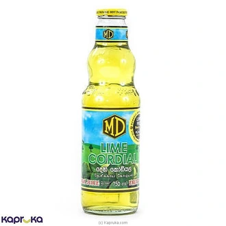 MD Lime Cordial 750ml Buy Online Grocery Online for specialGifts