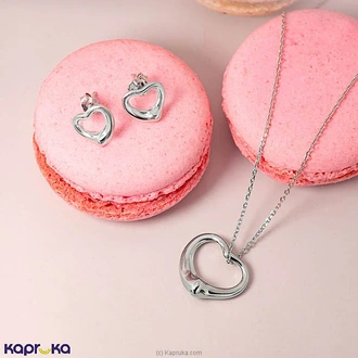 Chamathka Just Because Heart Halfset In Sterling Silver Buy Chamathka Jewelry Online for specialGifts