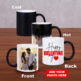 Personalized ``happy Valentine My Love`` Color Changing Valentin  Online for none