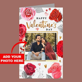 Personalized ``Happy Valentine`s Day`` Greeting Card Buy New Additions Online for specialGifts
