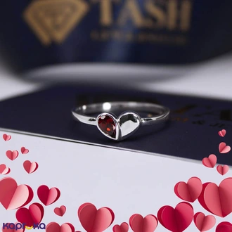 TASH GEM AND JEWELLERY RED GARNET STONE LADIES RING TS-K146 Buy Tash gem and jewelry Online for specialGifts