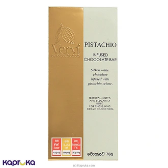 Anods Vervi Pistachio Infused Chocolate Bar Buy Anods Cocoa Online for specialGifts