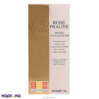 Anods Vervi Rose Praline Infused Chocolate Bar Buy Anods Cocoa Online for specialGifts
