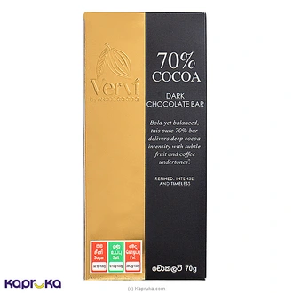 Anods Vervi Dark Chocolate Bar Buy Anods Cocoa Online for specialGifts