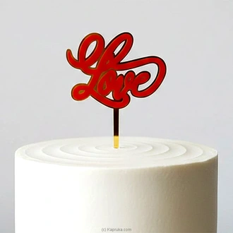 Elegant ``love`` Cake Topper  Online for none