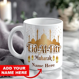 Personalized ``Eid-Al-Fitr Mubarak`` Mug Buy personalized gifts Online for specialGifts