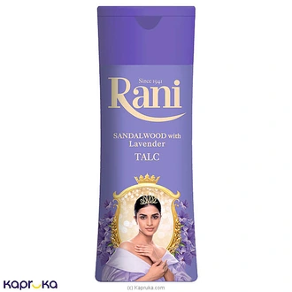 Rani Sandalwood With Lavender Talc 100g Buy Swadeshi Online for specialGifts