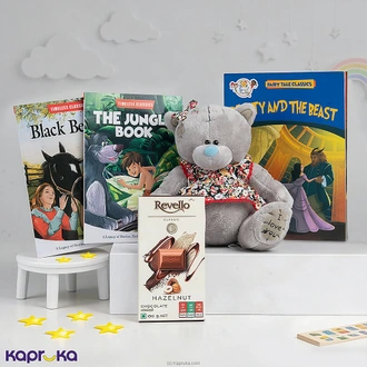 Kids Storytime  Teddy Bear ,Hazelnut Chocolate and Books Gift Set Buy Kapruka Direct Imports Online for specialGifts