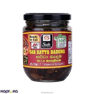 SAB Katta Baduma 175g - Condiments  Online for none
