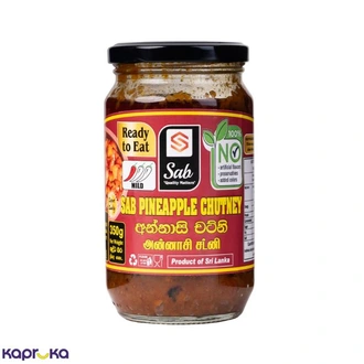 SAB Pineapple Chutney 350g Buy Online Grocery Online for specialGifts