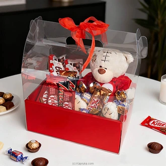 The Sweet Bear Hugs Box With Chocolates Buy combo gift pack Online for specialGifts