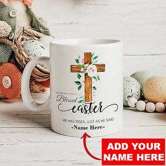 Personalized ``Happy Easter`` Mug Buy personalized gifts Online for specialGifts