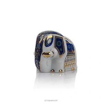 Ceylon Tusker - Blue Premium Porcelain Elephant Souvenir Buy Household Gift Items Online for specialGifts