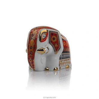 Ceylon Tusker - Red Premium Porcelain Elephant Souvenir Buy Household Gift Items Online for specialGifts