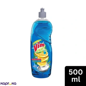 Vim Dishwash Liquid Lemon And Neem 500ml - Cleansers  Online for none