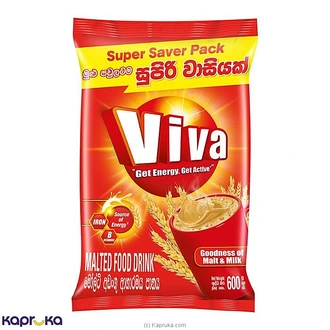Viva Super Saver Pack Malted Food Drink 600g Buy Online Grocery Online for specialGifts