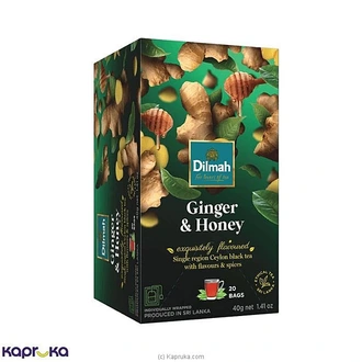 Dilmah Ginger And Honey 20 Tea Bags Each 1.5g Buy Online Grocery Online for specialGifts