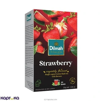 Dilamh Strawberry 20 Tea Bags Each 1.5g Buy Online Grocery Online for specialGifts