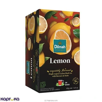 Dilmah Lemon 20 Tea Bags Each 1.5g Buy Online Grocery Online for specialGifts