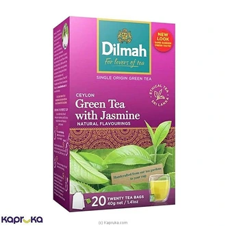 Dilmah Ceylon Green Tea With Jasmine 20 Tea Bags Each 2g Buy Online Grocery Online for specialGifts