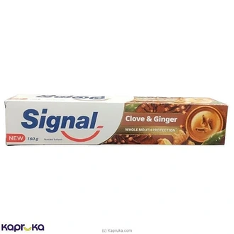 Signal Clove And Ginger Toothpaste 160g Buy Online Grocery Online for specialGifts